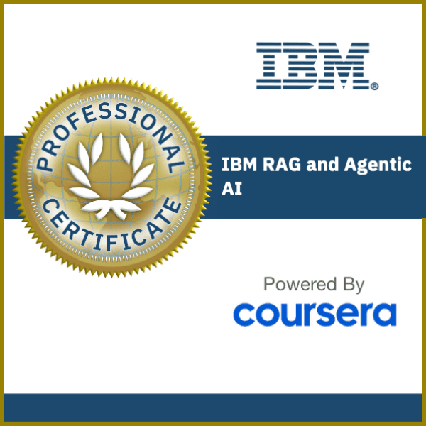 IBM RAG and Agentic AI certificate