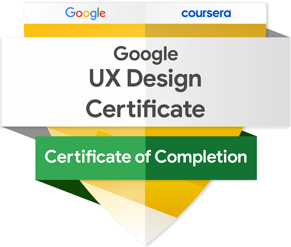 Google UX Design certificate